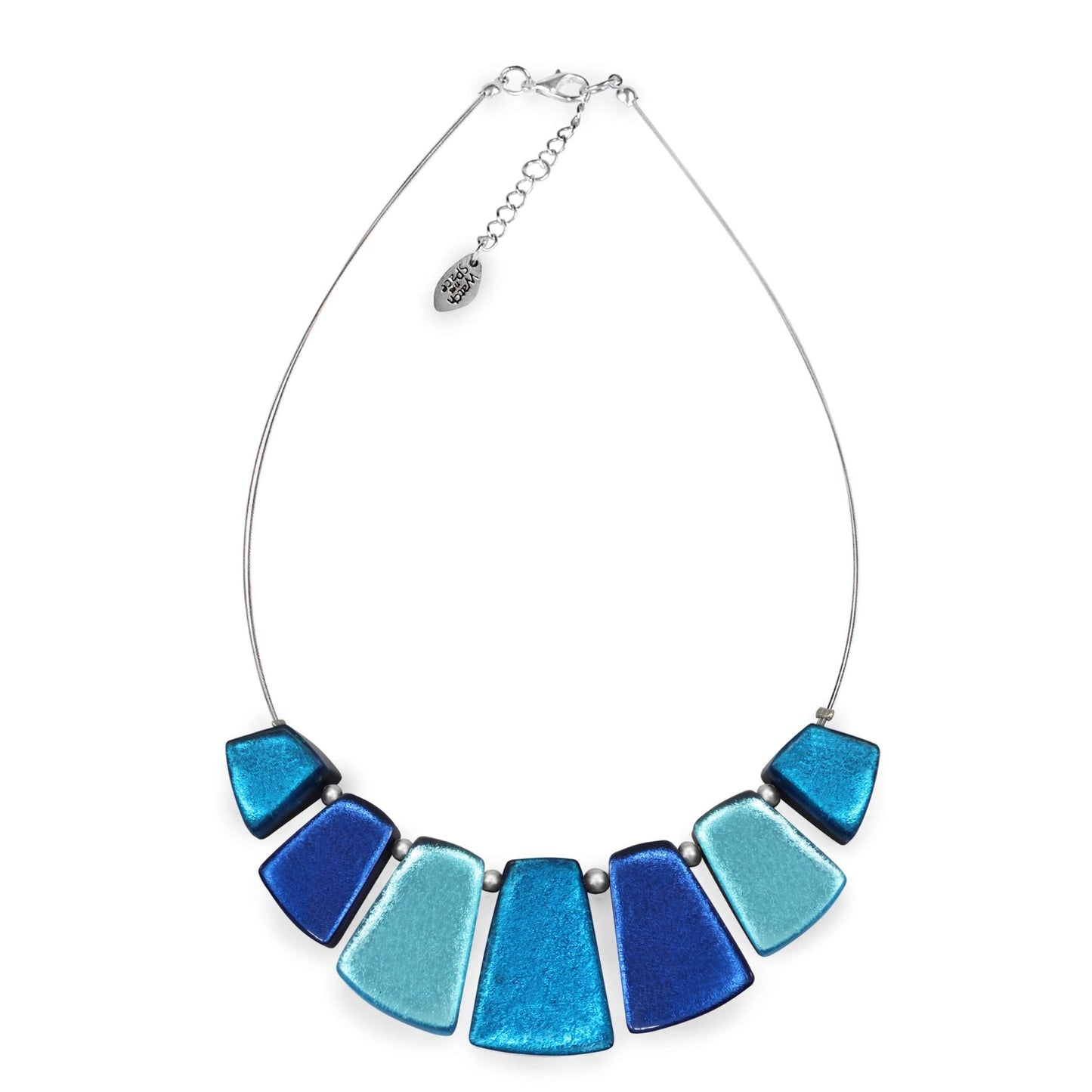 Turquoise Empress Silverleaf Shiny Necklace | The Jewellery Stop
