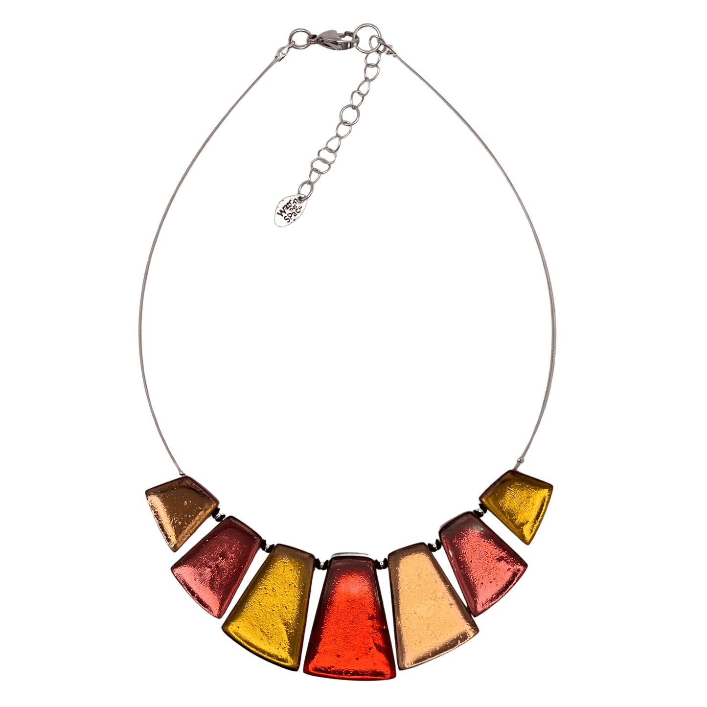 Terracotta Empress Silverleaf Shiny Necklace | The Jewellery Stop