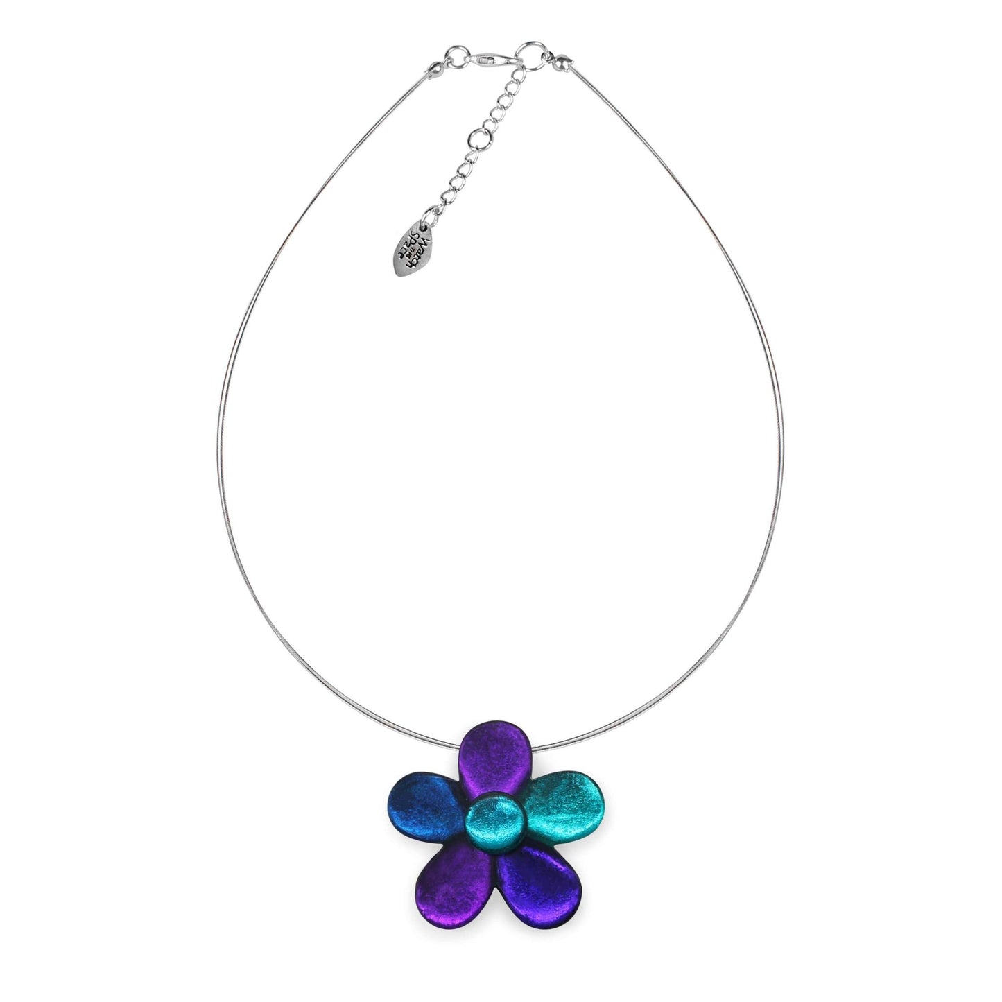 Peacock Bloom Shiny Pendant | The Jewellery Stop