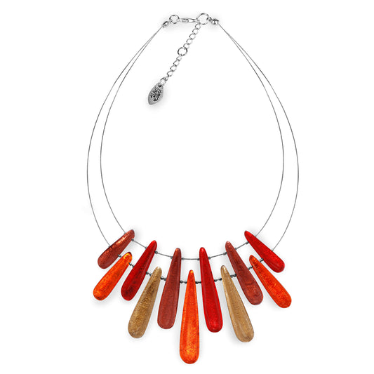 Chilli Teardrop Shiny Necklace