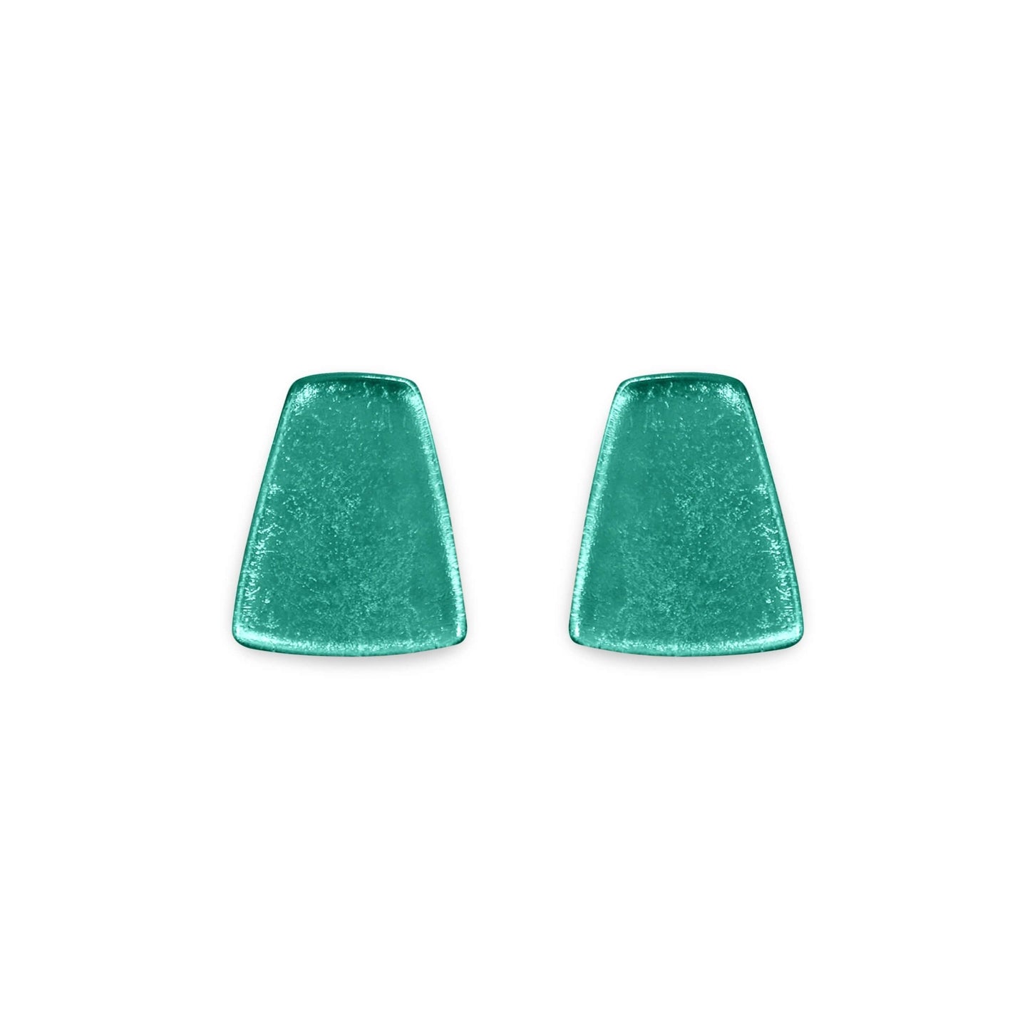 Morocco Empress Silverleaf Shiny Stud Earrings | The Jewellery Stop