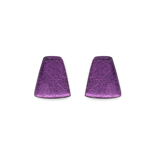Rainbow Empress Silverleaf Shiny Stud Earrings | The Jewellery Stop