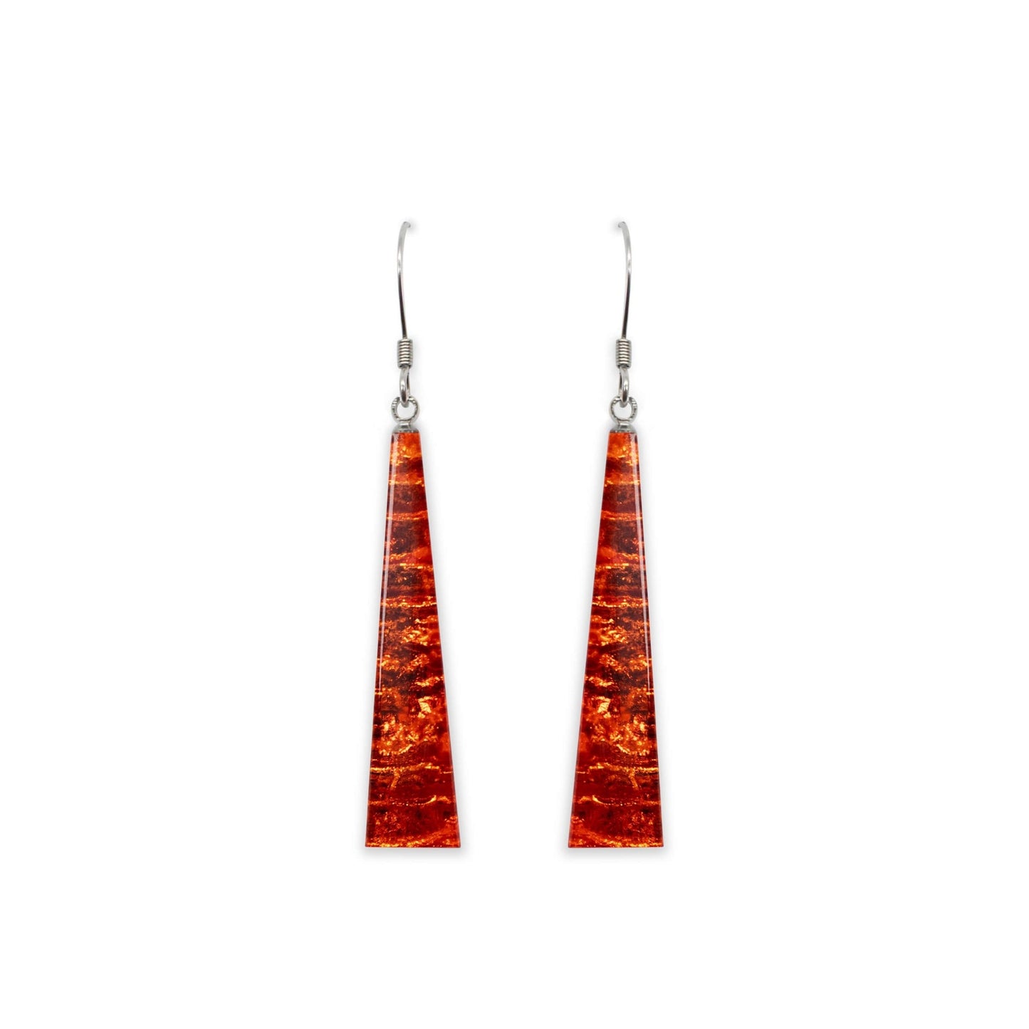 Terracotta Edna Fish Hook Earrings | The Jewellery Stop