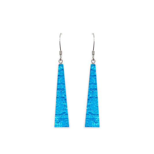 Turquoise Edna Fish Hook Earrings