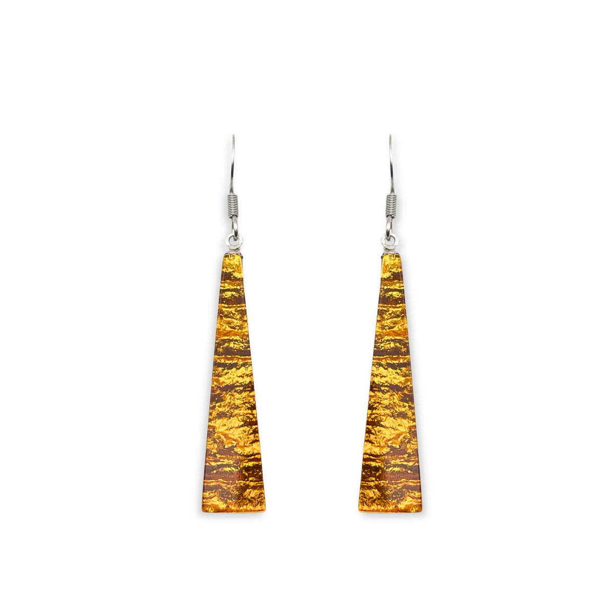 Mustard Edna Fish Hook Earrings