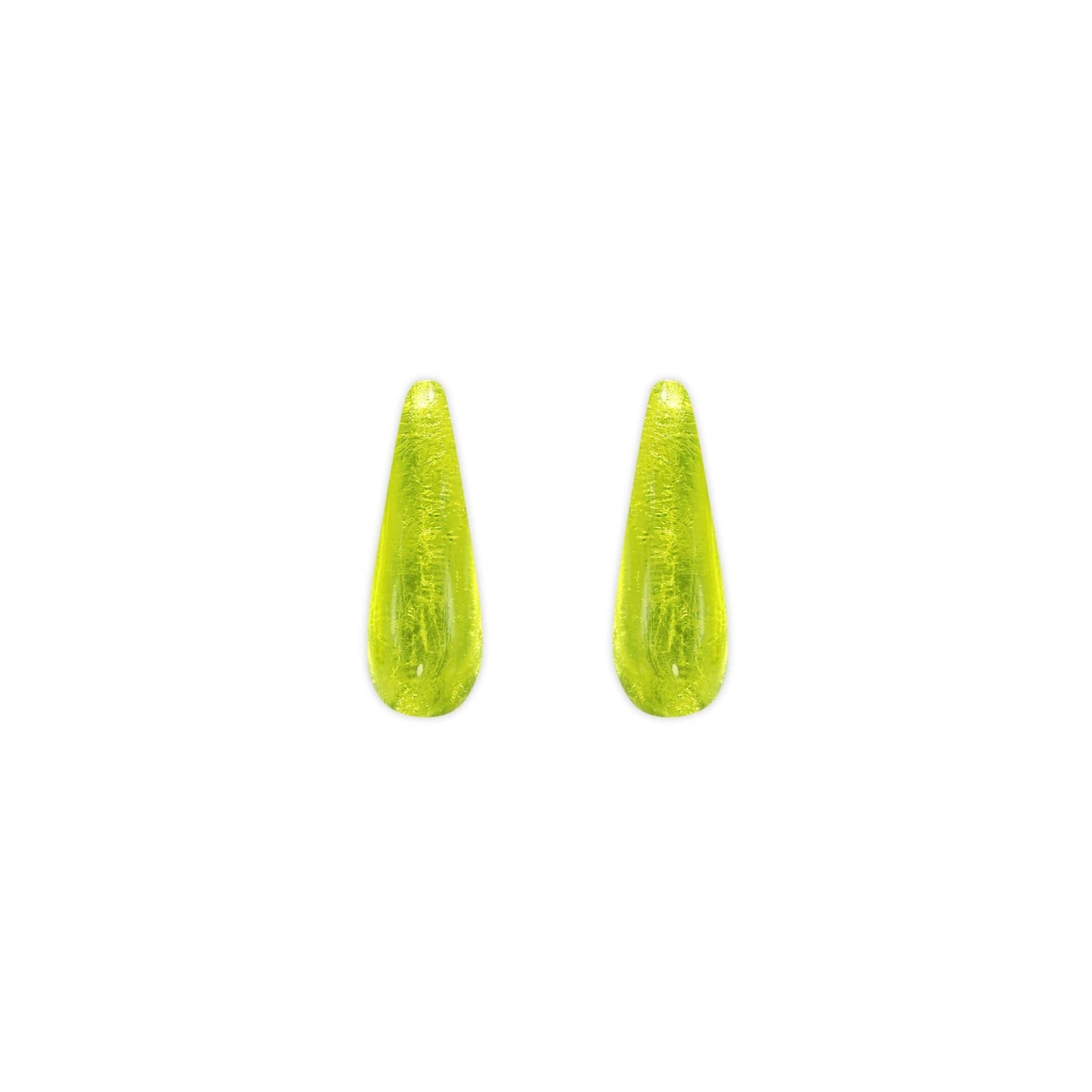 Citrus Teardrops Shiny Stud Earrings | The Jewellery Stop