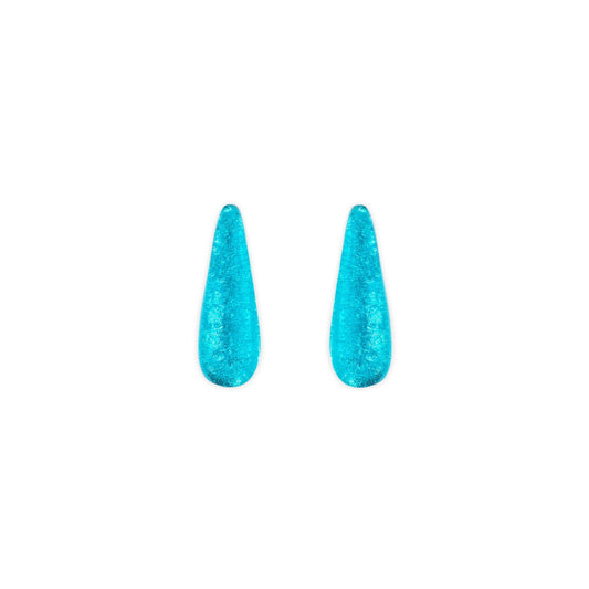 Neptune Teardrops Shiny Stud Earrings | The Jewellery Stop
