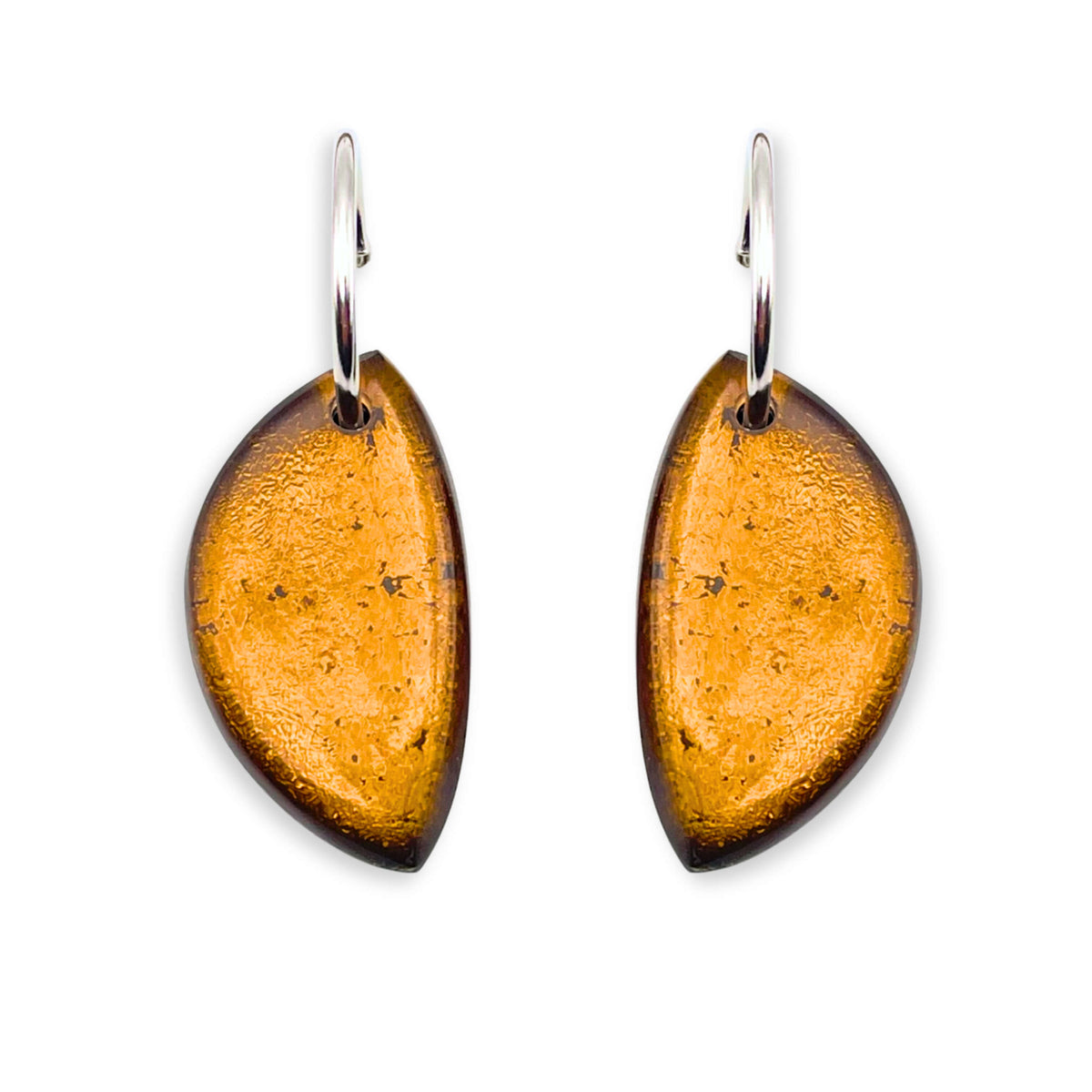 Chocolate Eclectic Classic Creole Earrings