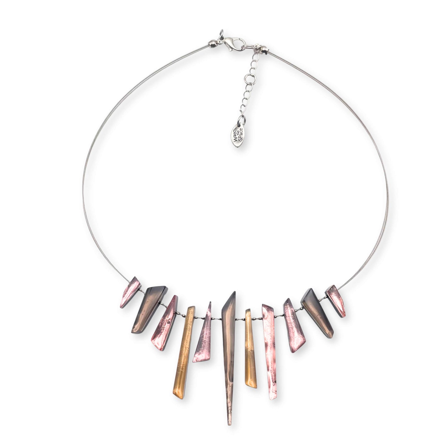 Old Rose Icicle Necklace
