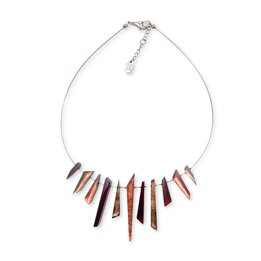 Rust Icicle Necklace