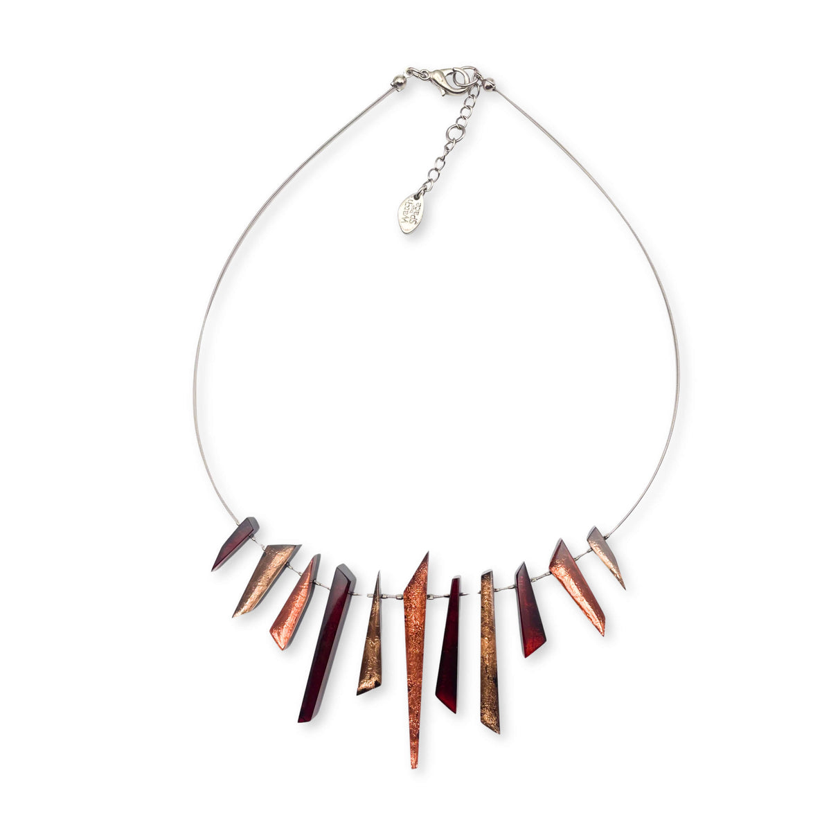 Rust Icicle Necklace