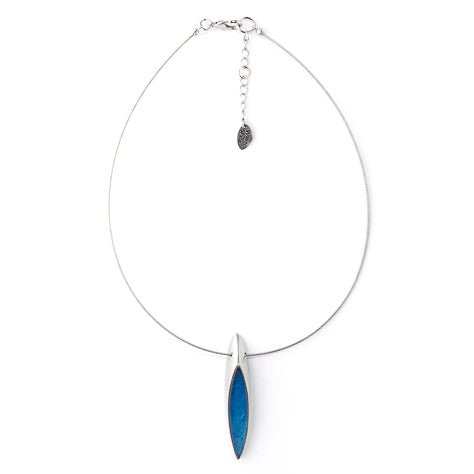 Denim Pewter Bullet Pendant | The Jewellery Stop