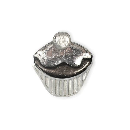 Black Cupcake Brooch | The Jewellery Stop