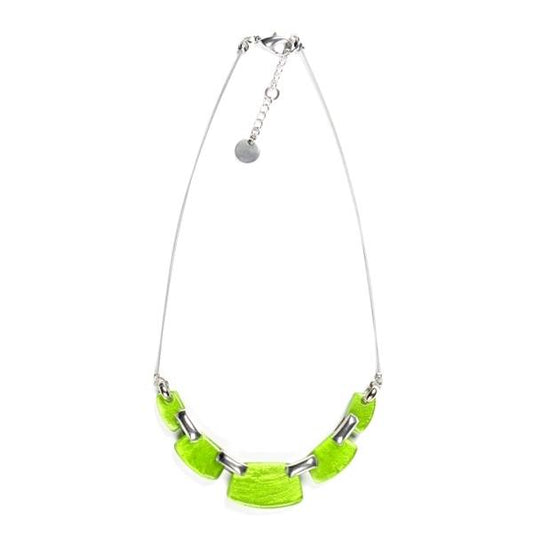 Peridot Shields Necklace