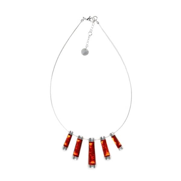 Orange Nuevo Necklace