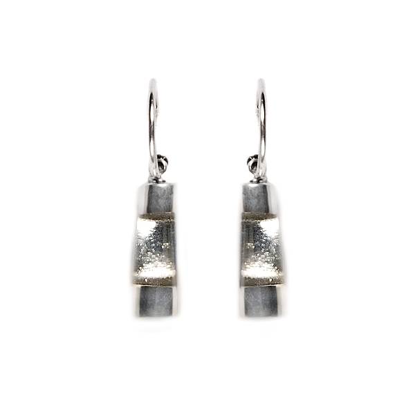Silver Nuevo Creole Earrings