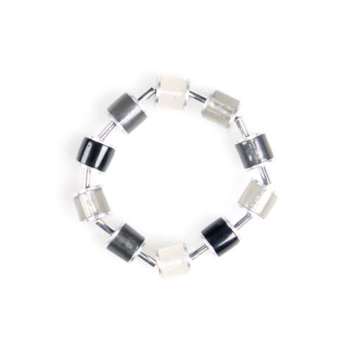 Steel Tubes Chunky Bracelet