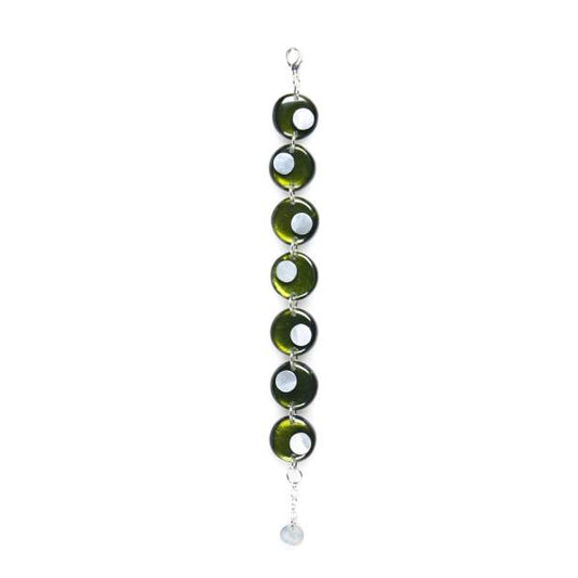 Green Stacked Circle Bracelet | The Jewellery Stop