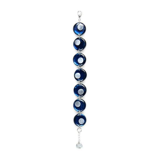 Navy Stacked Circle Bracelet | The Jewellery Stop