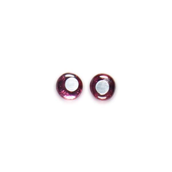 Pink Stacked Circle Classic Stud Earrings | The Jewellery Stop