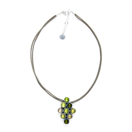 Forest Traffic Lights Diamond Pendant