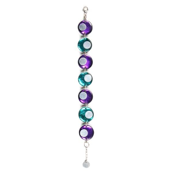 Peacock Stacked Circle Two - Tone Bracelet | The Jewellery Stop