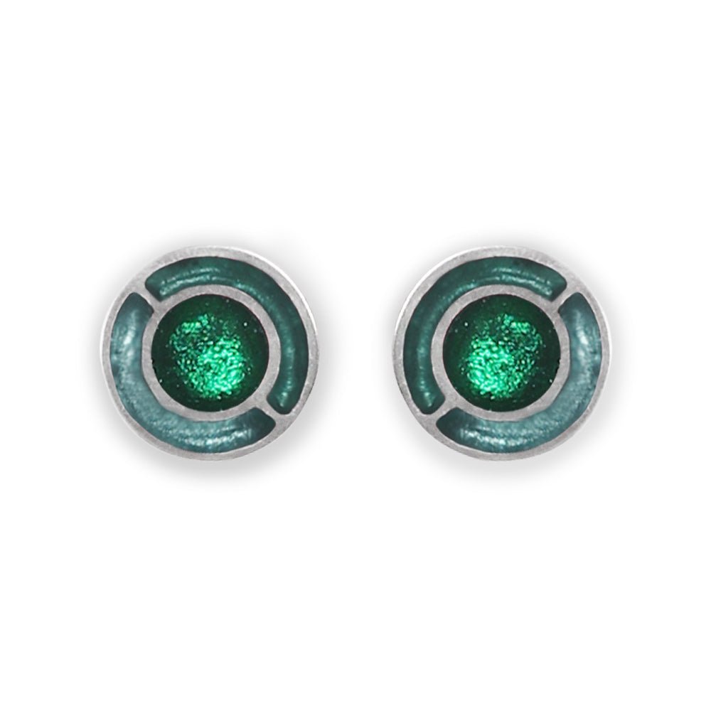 Emerald Labyrinth Clip Earrings | The Jewellery Stop