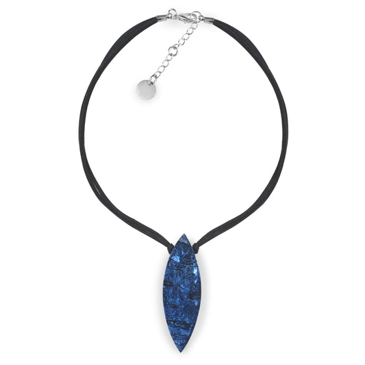 Atlantic Tribal Leaf Pendant on Cord