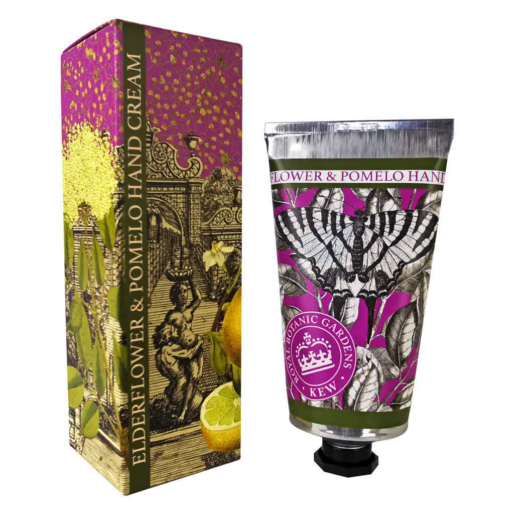 Kew Gardens 75ml Hand Cream - Elderflower and Pomelo