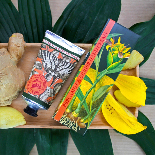Kew Gardens 75ml Hand Cream - Bergamot and Ginger | The Jewellery Stop