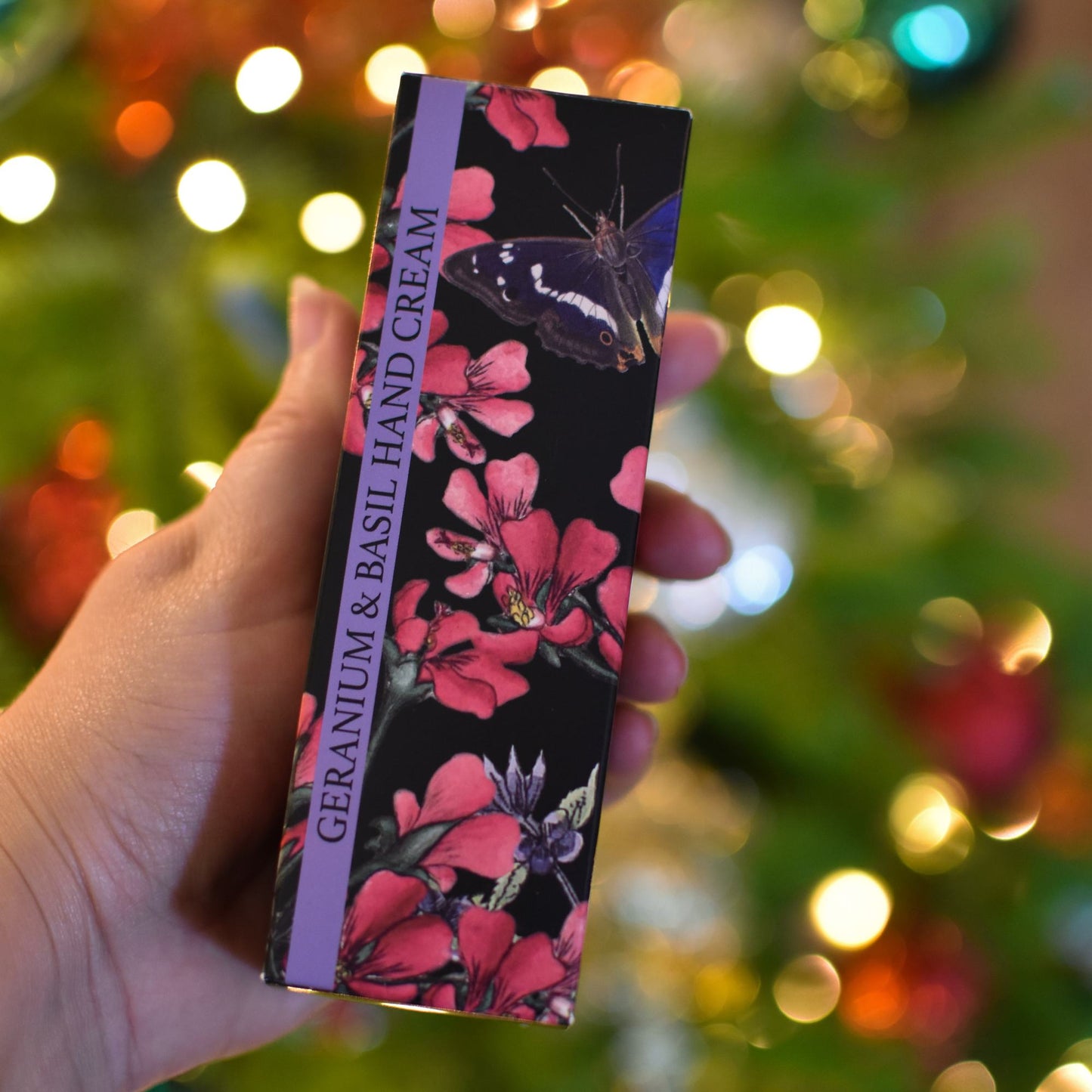 Kew Gardens 75ml Hand Cream - Geranium and Basil | The Jewellery Stop