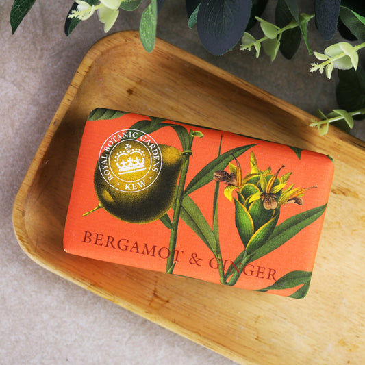 Kew Gardens 240g Soap - Bergamot and Ginger
