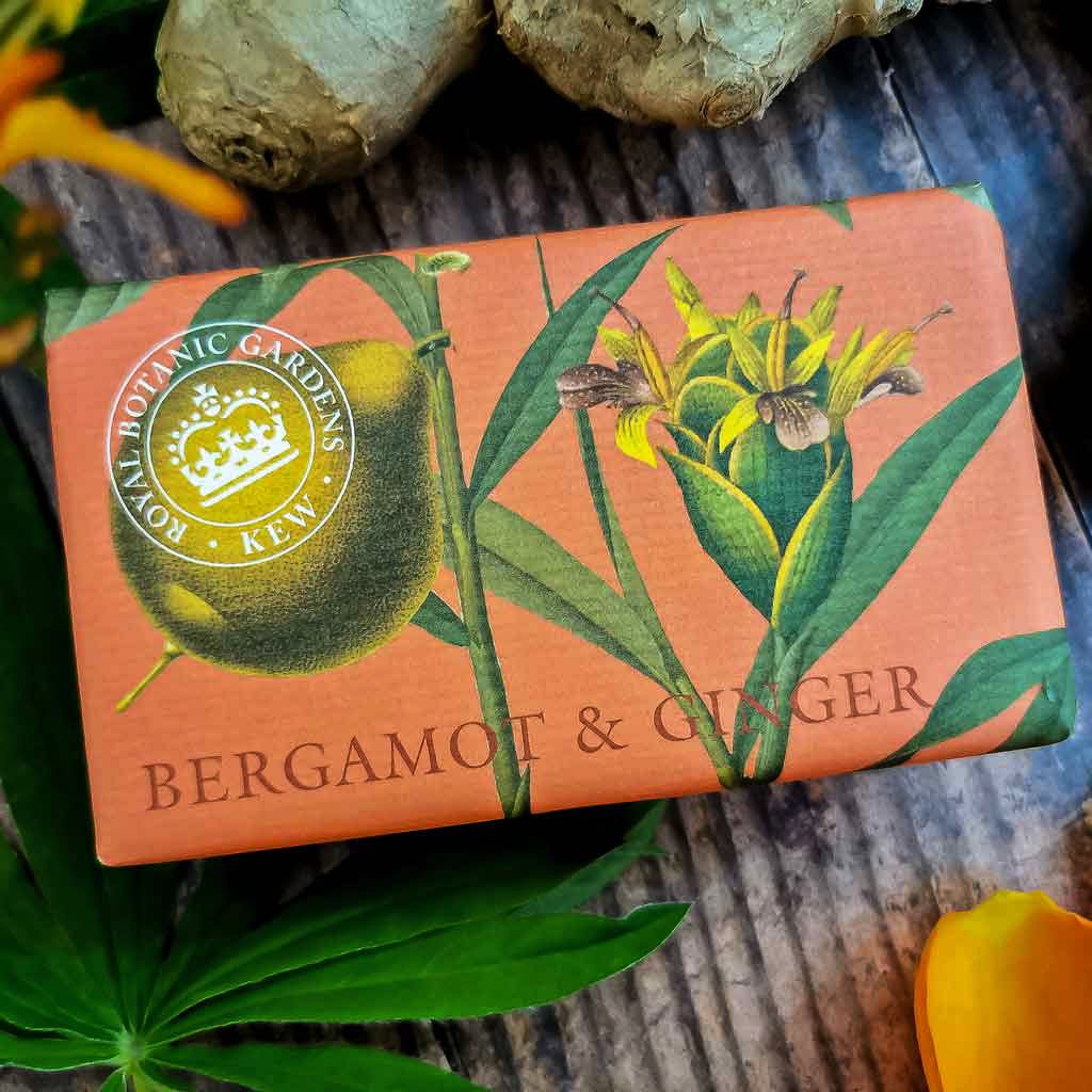 Kew Gardens 240g Soap - Bergamot and Ginger | The Jewellery Stop