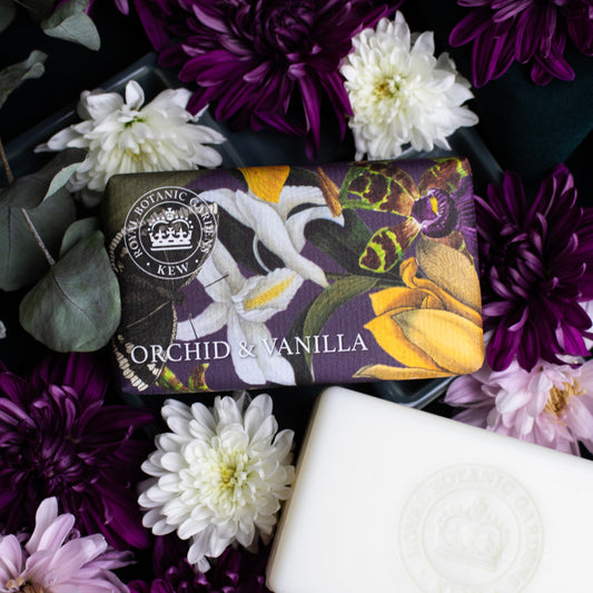 Kew Gardens 240g Soap - Orchid and Vanilla