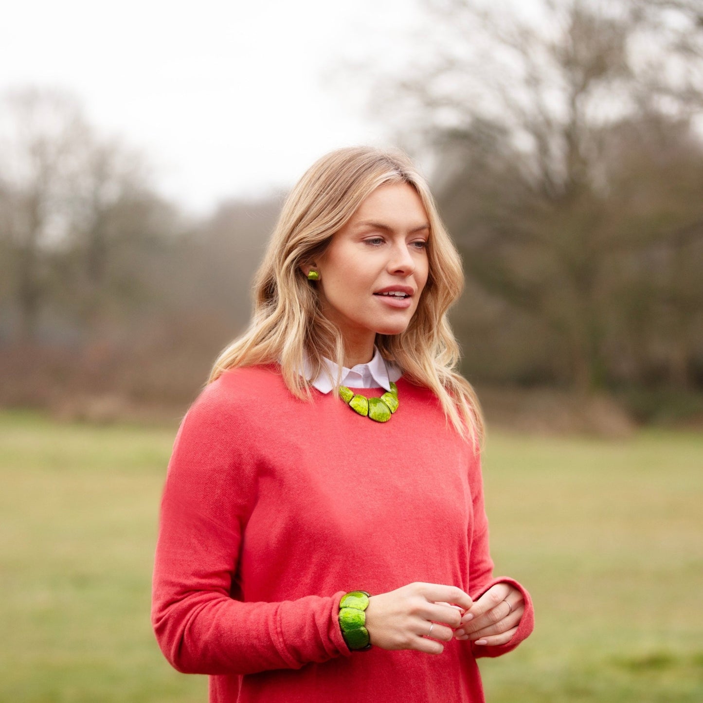 Peridot Cleopatra Shiny Necklace | The Jewellery Stop
