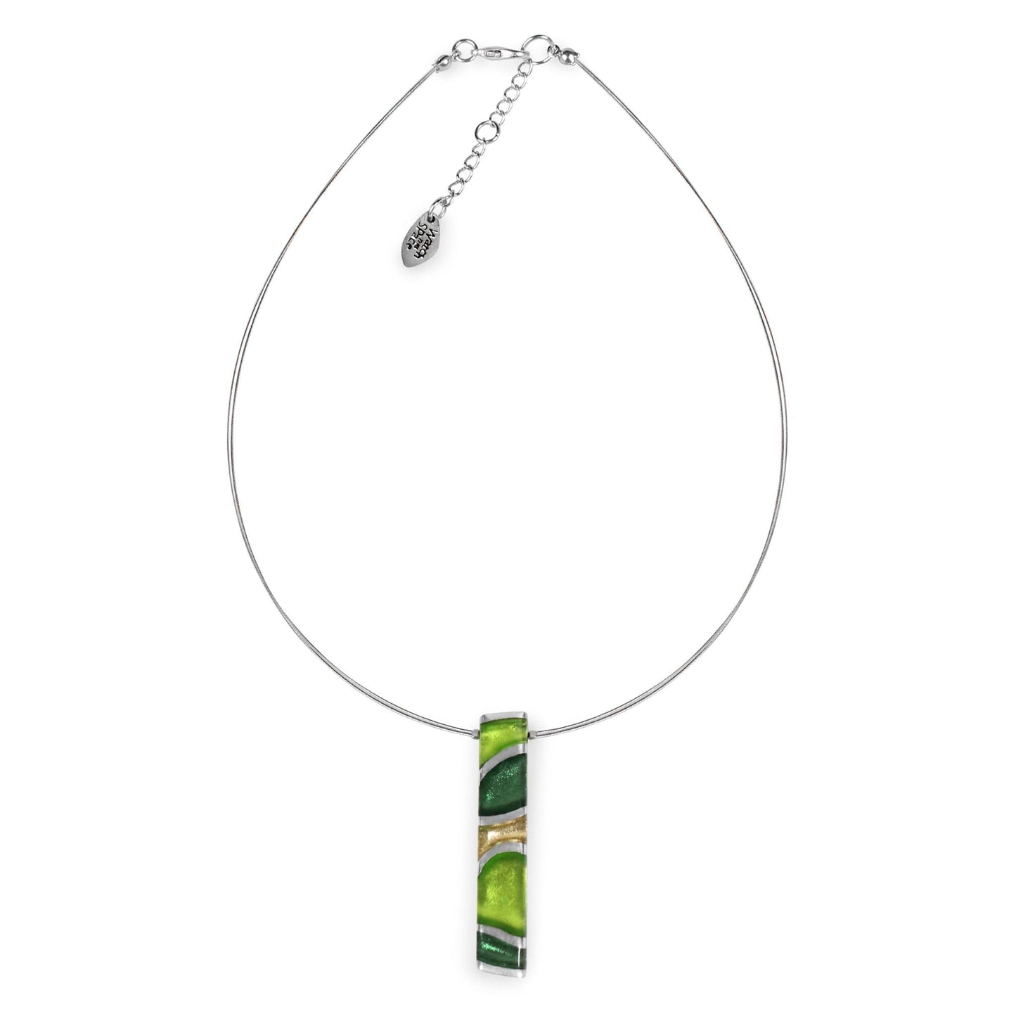 Kiwi Lava Shiny Pendant | The Jewellery Stop