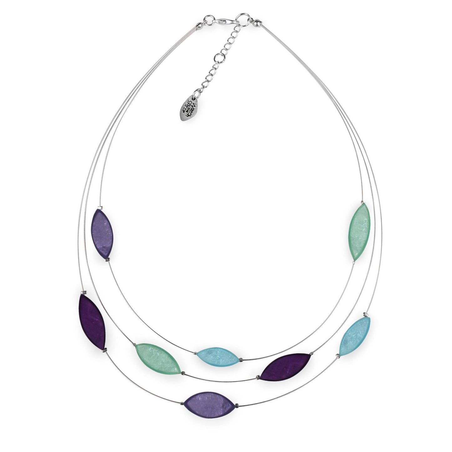 Bluebell Petal Shiny Necklace | The Jewellery Stop