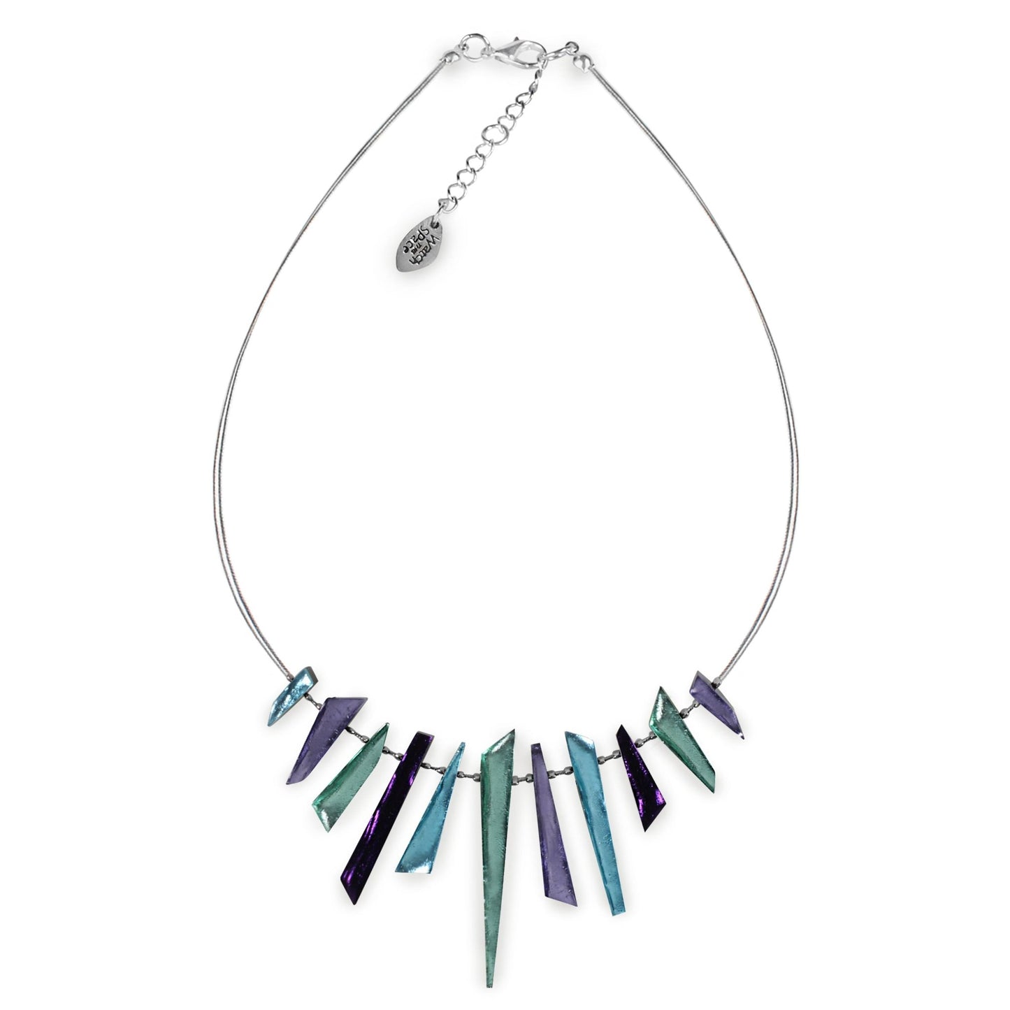Bluebell Icicle Shiny Necklace | The Jewellery Stop
