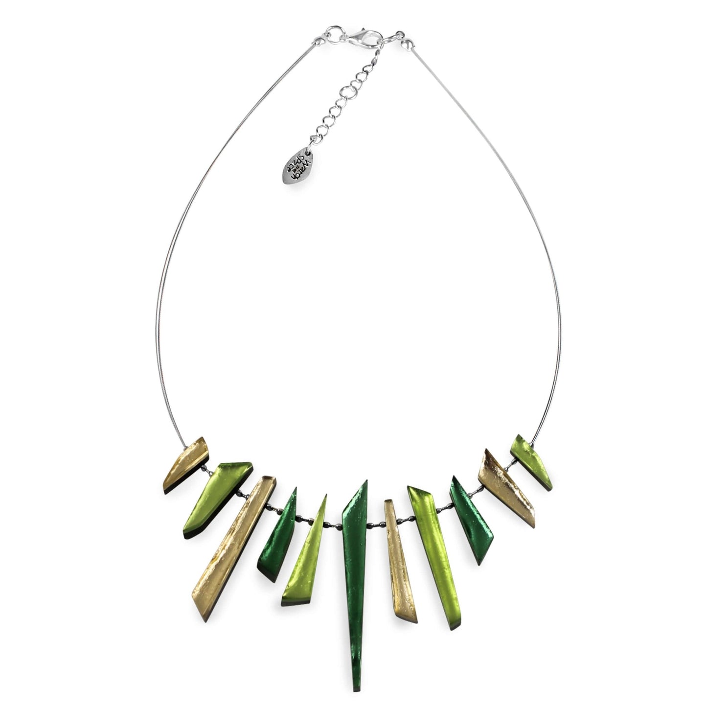 Kiwi Icicle Shiny Necklace | The Jewellery Stop