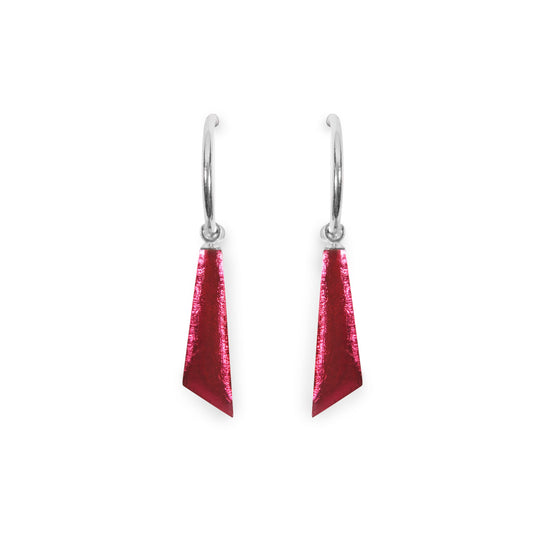 St Tropez Icicle Shiny Short Creole Earrings