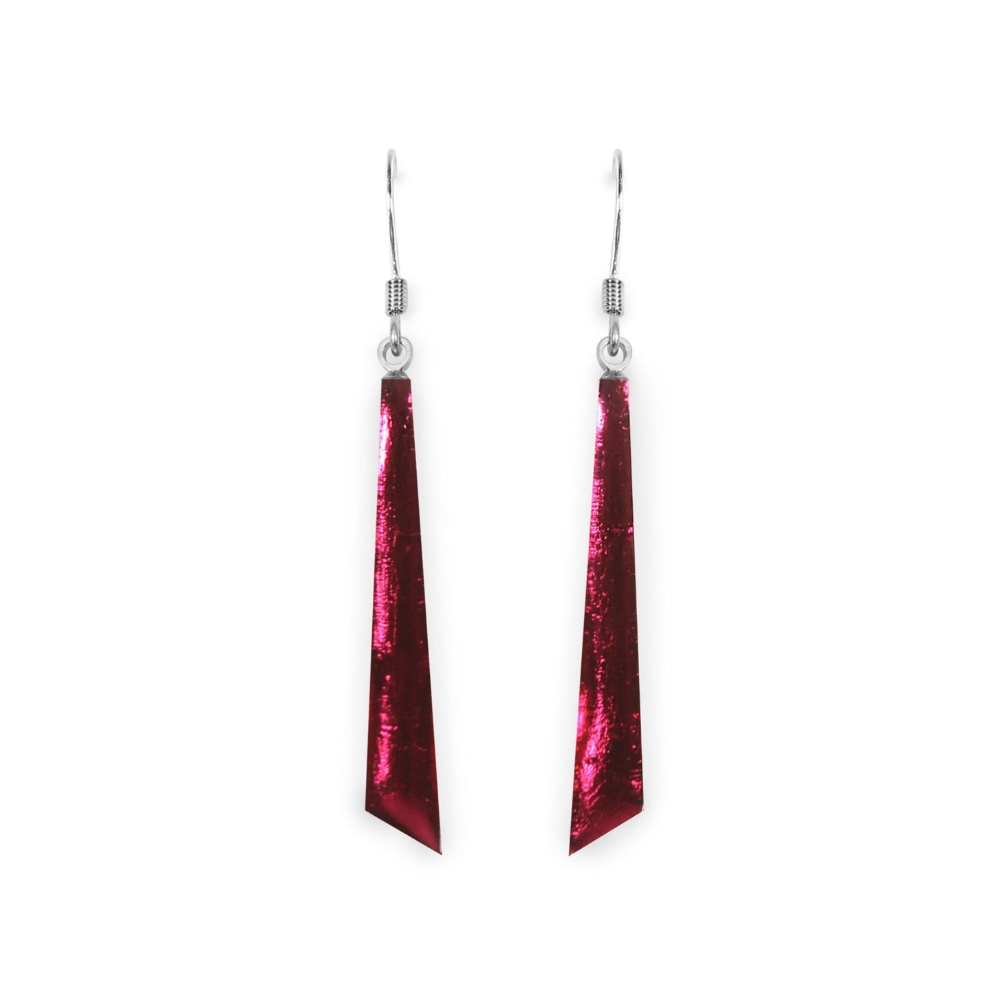 St Tropez Icicle Shiny Long Fish Hook Earrings | The Jewellery Stop