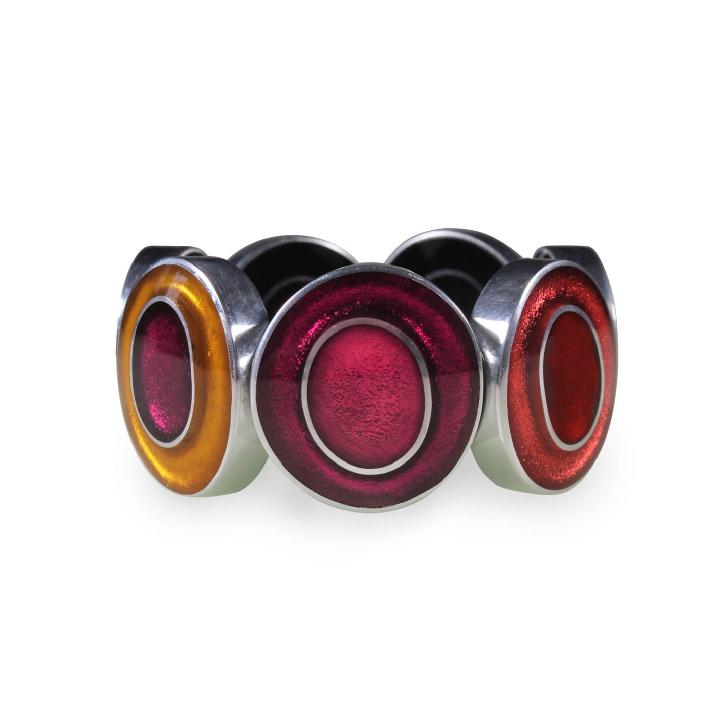 Latino Organic Circles Shiny Bangle | The Jewellery Stop