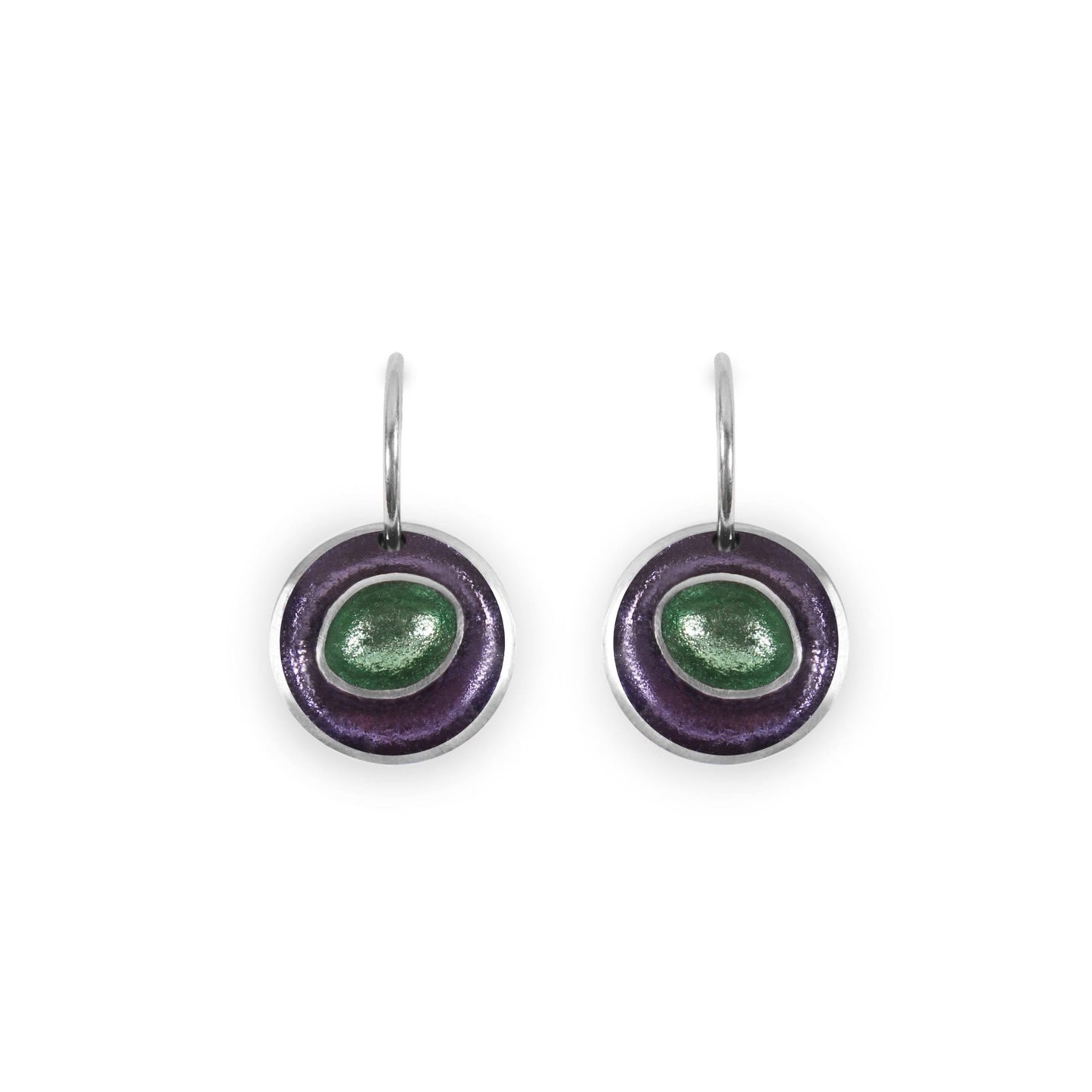 Bluebell Organic Circles Shiny Creole Earrings | The Jewellery Stop