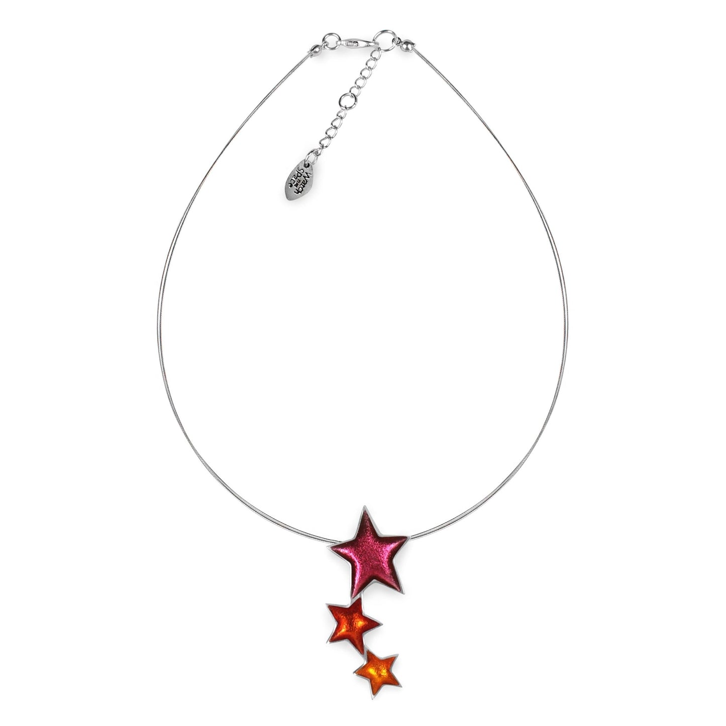 St Tropez Pewter Star Shiny Pendant | The Jewellery Stop