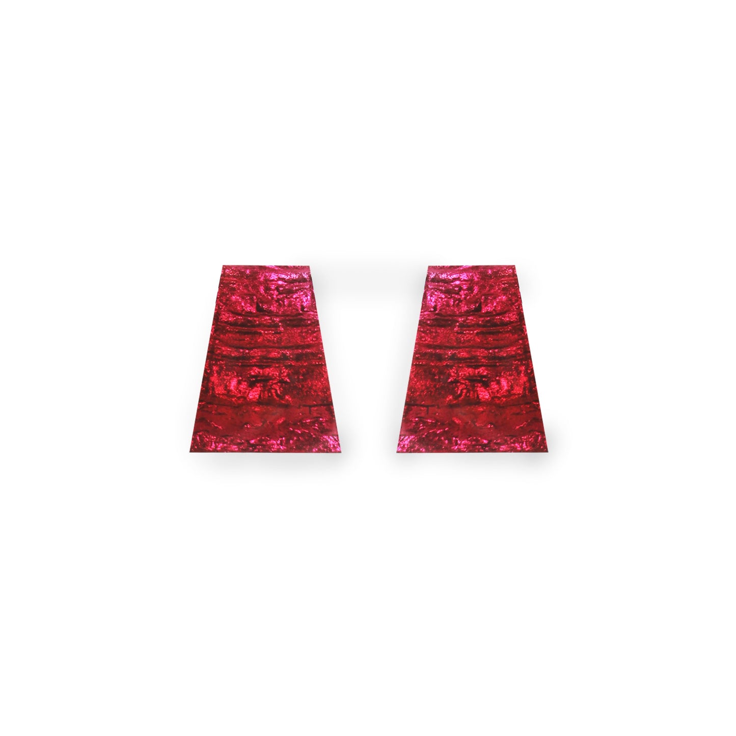 Pink Aztec Shiny Large Stud Earrings