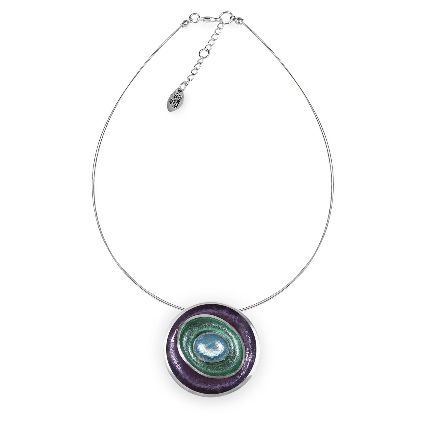 Bluebell Organic Circles Shiny Pendant | The Jewellery Stop