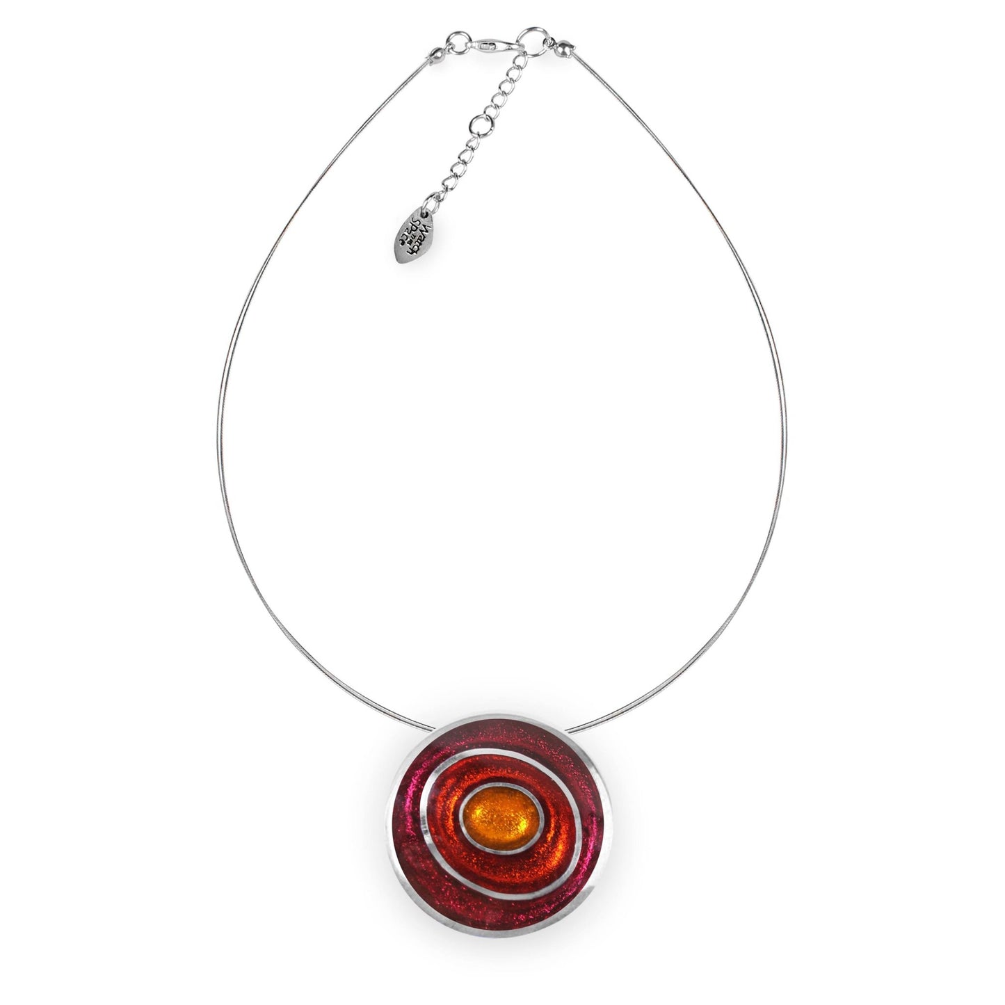 St Tropez Organic Circles Shiny Pendant | The Jewellery Stop