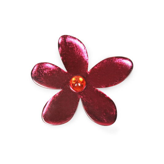 St Tropez Flower Shiny Brooch