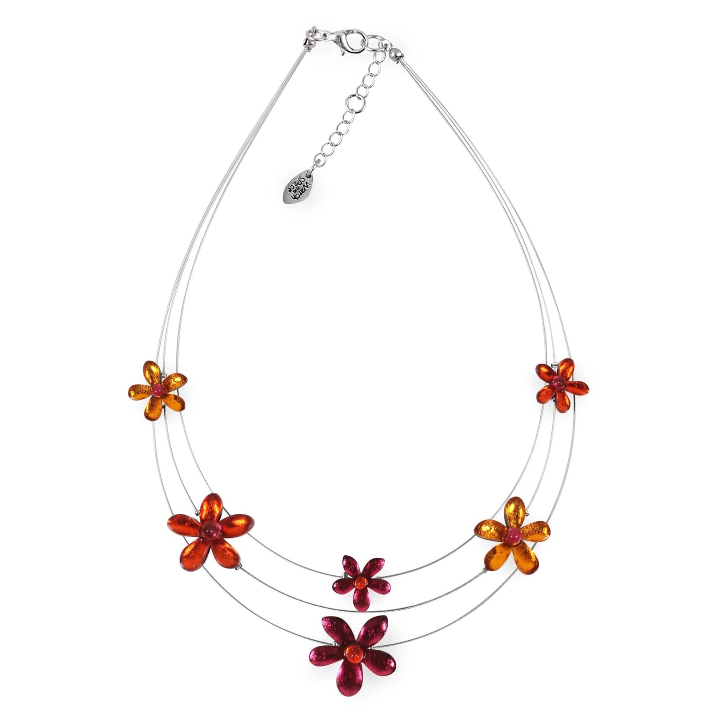 St Tropez Flower Shiny Extravaganza Necklace | The Jewellery Stop