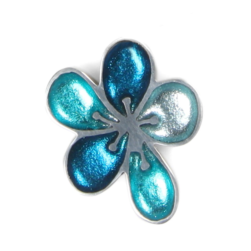 Teal Calachuchi Shiny Brooch | The Jewellery Stop